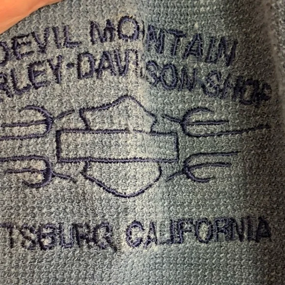 Harley-Davidson Blue Men's Shirt Sz XL - Picture 5 of 5